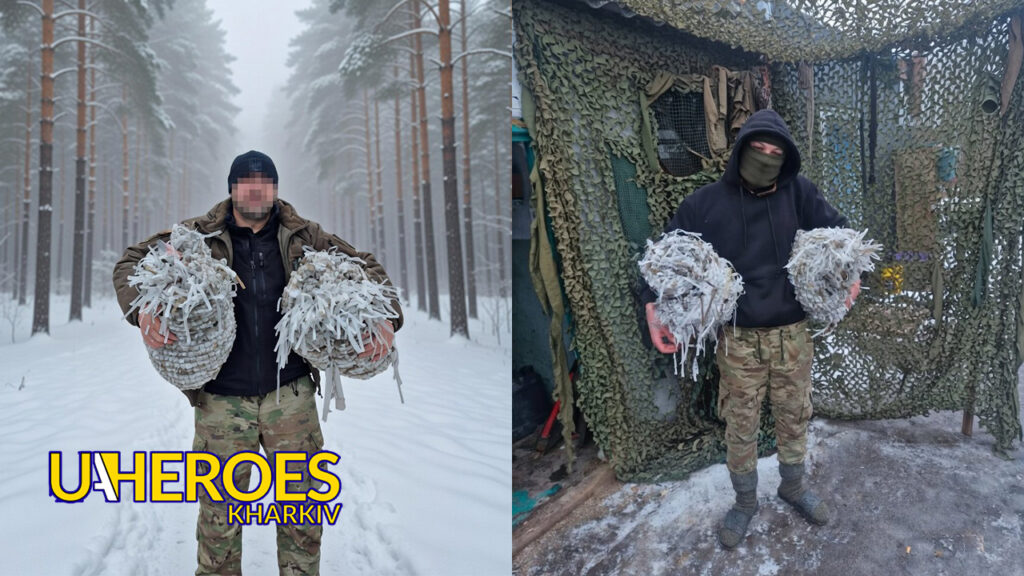 🌿ГО «Дружини ветеранів» передали чергову партію маскувальних костюмів для наших Захисників та Захисниць