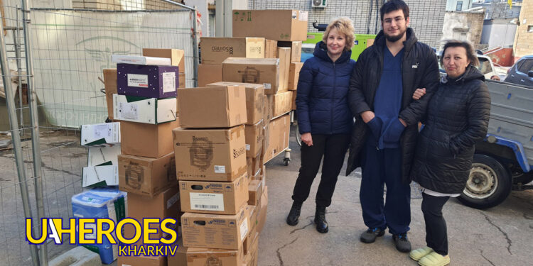 📦 Доставлено понад 800 кг гуманітарної допомоги для харківської обласної лікарні, - Волонтерський центр допомоги "Люботин SOS"