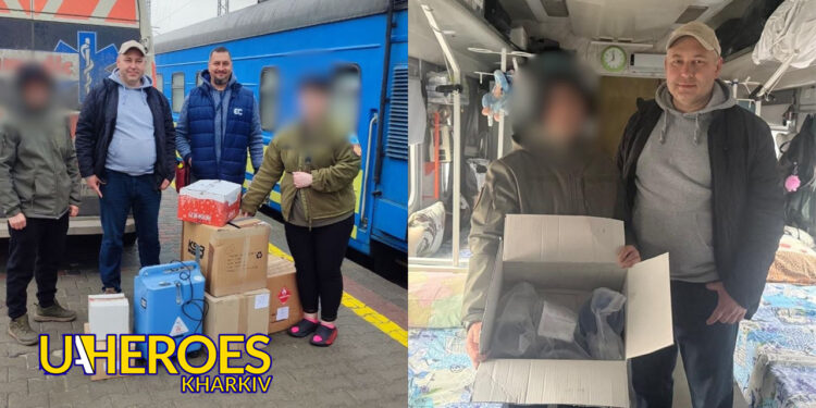 🚑 Передали до санітарного потягу одноразовий посуд, перев’язувальні матеріали, медичне приладдя та антисептики, - БО “БФ “Гуманітарний хаб “Схід-Захід”