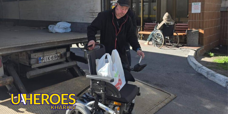 ⚡ Електрокрісло для пересування успішно доставлено воїну в київський шпиталь, - Тетяна Харлан | Волонтер