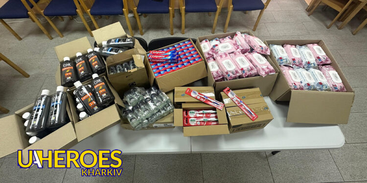💙💛 Подяка за підтримку Захисників: передано засоби гігієни для поранених, - ГО “Дружини ветеранів” 