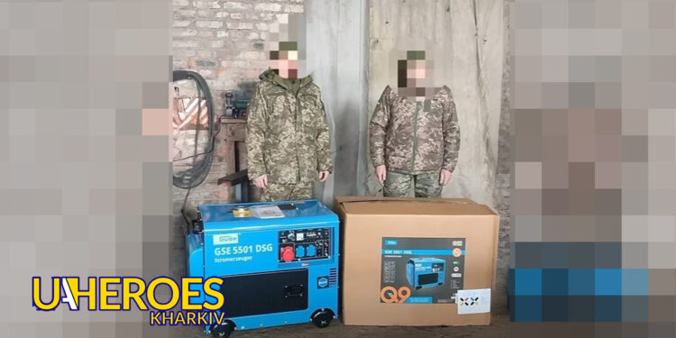 ⚡ 113 бригада ТРО отримала потужний дизельний генератор, - БО “БФ “Гуманітарний хаб “Схід-Захід”