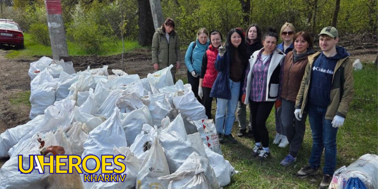 🌲 Екотолока об’єднала громаду: понад 70 мішків сміття зібрали в лісі, - Молодіжний центр High Hub