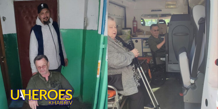 🚑 Перевозимо неходячого пацієнта на обстеження, - БО “БФ “Гуманітарний хаб “Схід-Захід”