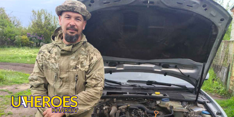 🚙 Бойовий «залізний кінь» 58-ї бригади відновили спільними зусиллями, - Волонтерський центр допомоги "Люботин SOS"