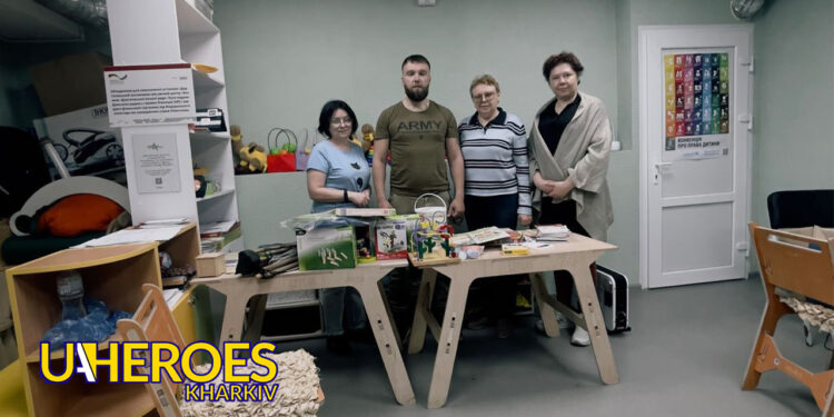 🤝 ГО «Дружини ветеранів» відвідали вихованців Дергачівського інклюзивно-ресурсного центру «БЕЗ МЕЖ»