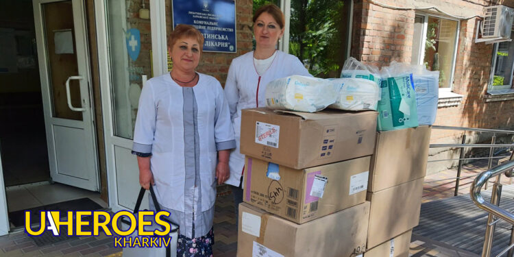 🏥 Люботинська лікарня отримала медичну гуманітарну допомогу для двох відділень, - Волонтерський центр допомоги "Люботин SOS"